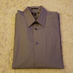 Express Men's Modern Fit Gray Shirt